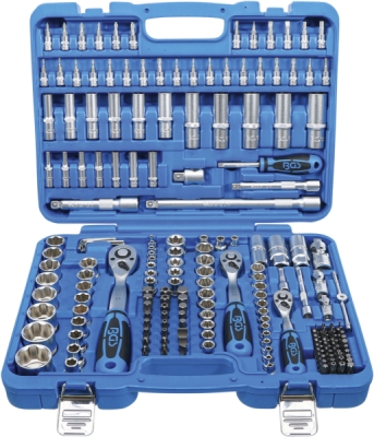 Gola sada 1/4", 3/8", 1/2" hlavice Super-lock, 191 dílů- BGS 102292