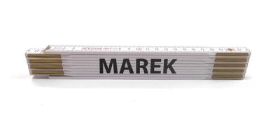 Skládací metry se jmény, 2 m, dřevěné, Jméno na metru: RADEK