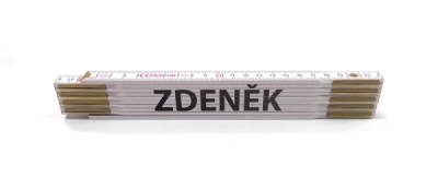 Skládací metry se jmény, 2 m, dřevěné, Jméno na metru: MILÁČEK