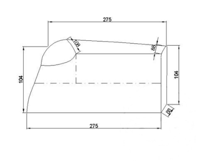 Krycí plachta na motorku XL 275 x 108 x 104 cm Premium, venkovní nepromokavá, černá