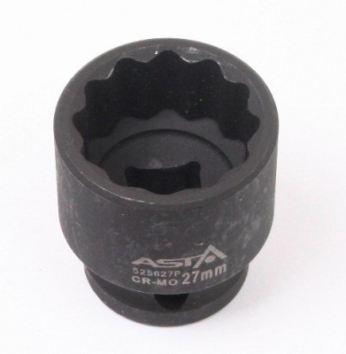 Hlavice nástrčné úderové 1/2", 12hranné, různé rozměry - ASTA, Velikost: 18 mm