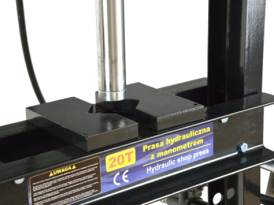 Hydraulický dílenský lis 20t, s manometrem