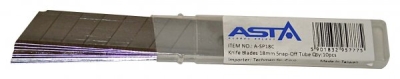 Čepele pro odlamovací nůž 18 mm, balení 10 ks - ASTA