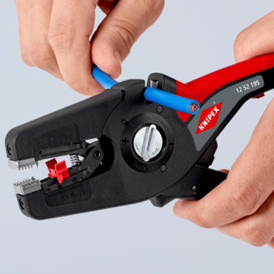 Kleště odizolovací, automatické, rozsah 0,08-16,0 mm2 - KNIPEX 12 52 195
