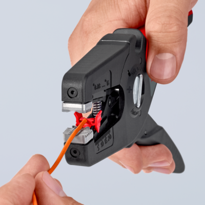 Kleště odizolovací, automatické, rozsah 0,08-16,0 mm2 - KNIPEX 12 52 195