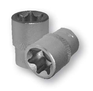 Nástrčné hlavice TORX E 3/8", různé rozměry - ASTA, Velikost: E11