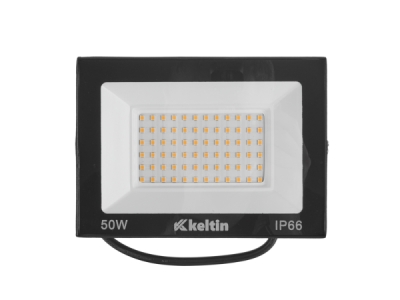 Dílenské světlo SMD LED, 50 W, teplá bílá (2700k), s držákem