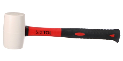 Gumová palička TPR HAMMER, bílá, 340 g, 310 mm - SIXTOL