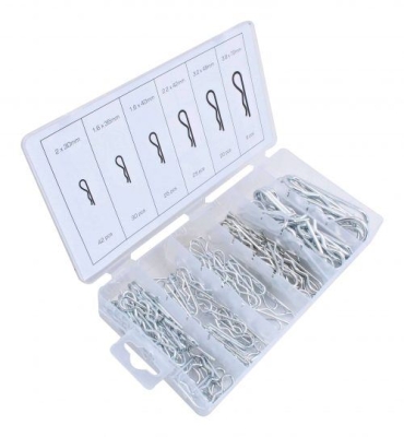 Závlačky pružinové 1.6-3.8 mm, sada 150 ks - ASTA