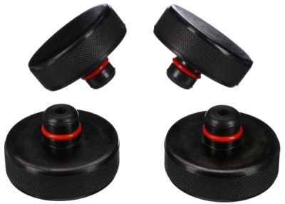 Sada gumových podložek pro hever JACK PAD SET 4 t, pro vozy Tesla, 4 ks - SIXTOL