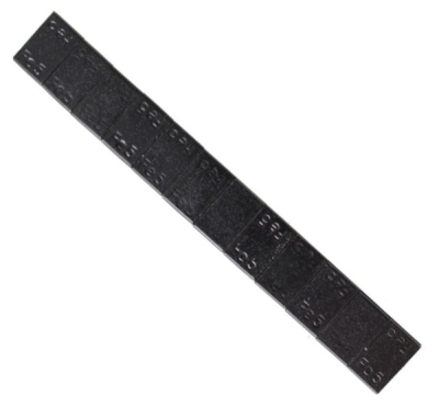 Samolepící závaží 12x5g černý lak, Počet kusů: 100