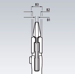 Kleště na šrouby - univerzální klíč, velikost až 52 mm, délka 250 mm - KNIPEX 86 05 250