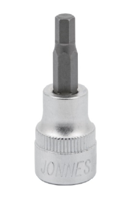 Zástrčné hlavice Imbus 3/8", délka 48 mm, různé rozměry - JONNESWAY, Velikost: H7