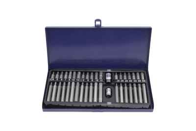 Bity Imbus, TORX a XZN, sada 40 kusů, adaptéry 1/2" a 3/8" - QUATROS QS51131