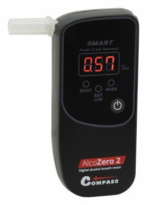 Alkohol tester AlcoZero2, elektrochemický senzor, v kufříku - COMPASS