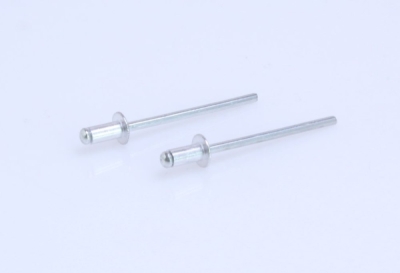 Trhací nýty hliník-ocel, různé rozměry, s plochou hlavou, balení 100 ks - ASTA, Velikost: 4.0x9.6 mm