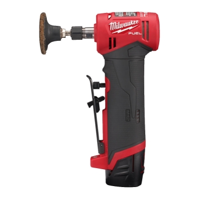 Aku pravoúhlá vřetenová bruska 12 V, 2x baterie 2 a 4 Ah - Milwaukee M12 FDGA-422B FUEL