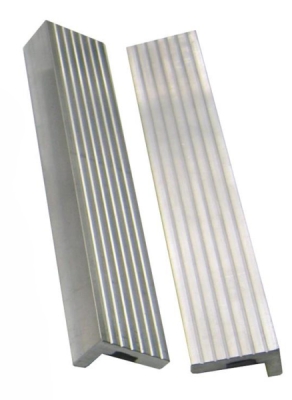 Vložky do čelistí dílenských svěráků hliníkové, různé rozměry - YORK, Délka: 150 mm