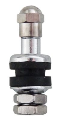 Bezdušové ventily MOTO VS-8, různé druhy, chromované, pro motocykly - Ferdus, Varianta: MOTO VS-8-90. délka 62 mm. průměr 16 mm