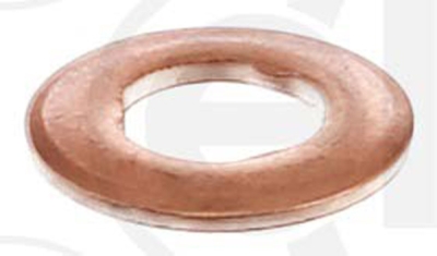 Těsnění pod vstřikovače diesel common rail, měděné, různé rozměry, Velikost: 7.1x15x1.56 mm