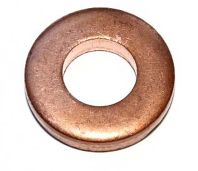 Těsnění pod vstřikovače diesel common rail, měděné, různé rozměry, Velikost: 7.1x15x1.56 mm