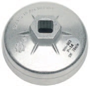 Hlavice na povolování olejových filtrů 74 mm 14-ti hranný - BGS 1041
