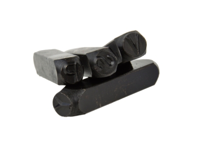 Razicí matrice písmen - raznice, různé velikosti, sada 27 kusů - GEKO, Velikost: 10 mm