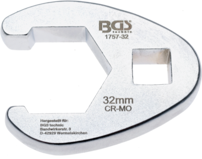 Klíče ploché otevřené 1/2", různé rozměry - BGS technic, Velikost: 22 mm