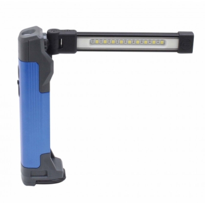 Dílenská montážní svítilna, COB LED, 400 lm, skládací, nabíjecí, s magnetem - ASTA