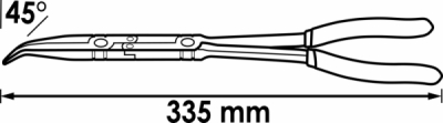 Úzké ploché kleště VIGOR V2782