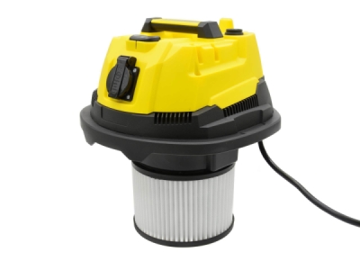 Průmyslový vysavač pro mokré i suché vysávání, s oklepem filtru, 25 l