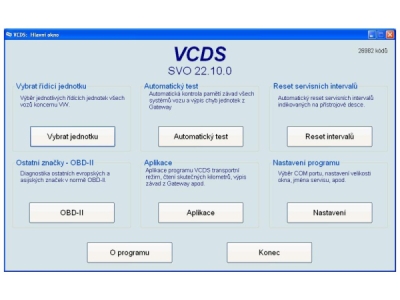 Diagnostika VAG-COM VCDS PROFI, bezdrátový systém, čeština, koncern VW a další