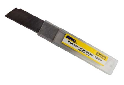 Náhradní čepele pro odlamovací nůž, 18 x 9 mm, balení 10 kusů