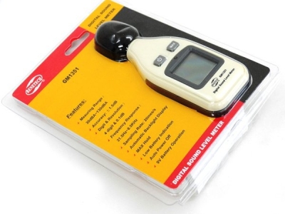 Digitální hlukoměr, rozsah 30-130 dB - Genborx