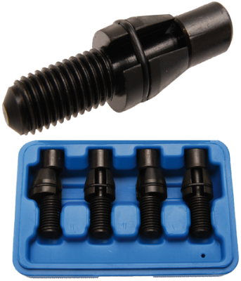 Čepy pro vystředění nápravnice VAG, M12x1,5, sada 4 kusy - BGS 8306