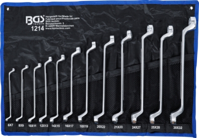 Klíče očkové „trháky", vel. 6-32 mm, sada 12 ks v obalu - BGS 1214