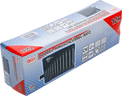 Klíče očkové „trháky", vel. 6-32 mm, sada 12 ks v obalu - BGS 1214