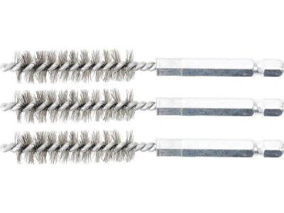 Sady kartáčů na vrtačku, různé průměry, ocelové, 3 ks - BGS technic, Velikost: 11 mm