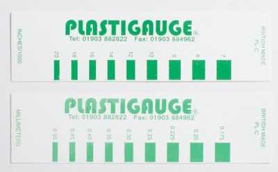 Plastigage-měření tolerance ložisek (různé velikosti), Rozměr: 0.025-0.175 mm