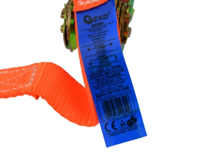 Upínací pásy s ráčnou a háky 1 tuna, 25 mm, různé délky, Délka: 6 m