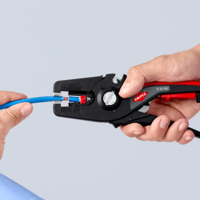Kleště odizolovací, automatické, rozsah 0,08-16,0 mm2 - KNIPEX 12 52 195