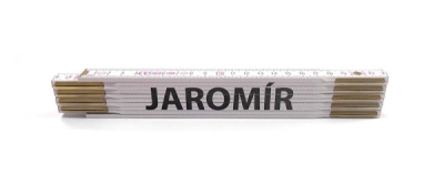 Skládací metry se jmény, 2 m, dřevěné, Jméno na metru: LIBOR