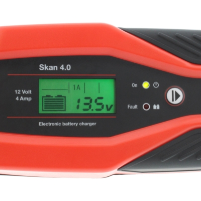 Nabíječka autobaterií 12V, 1-4 A, 4-120 Ah - JMP Skan 4.0