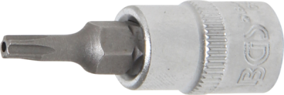 Hlavice zástrčné 1/4" Torx TS, pěticípé s otvorem (různé velikosti) - BGS, Profil: Torx,Velikost: TS40
