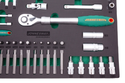 Modul - velká gola sada 1/4" a 1/2", s příslušenstvím, 95 ks - JONNESWAY S04H4295SV