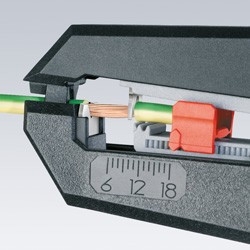Odizolovací kleště samonastavitelné 180 mm, pro průřez 0,2-6,0 mm2 - KNIPEX 12 62 180