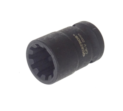 Klíč - nástrčná hlavice 1/2" 20 mm, 10hranná, na brzdy AUDI, PORSCHE - QUATROS QS70020