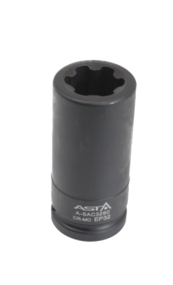 Hlavice 3/4" na šrouby nápravy vozidel Mercedes-Benz Actros, délka 90 mm - ASTA