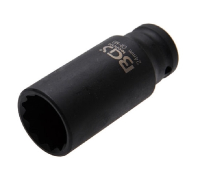 Nástrčné hlavice úderové, 12hranné, prodloužené, 1/2" , různé rozměry - BGS technic, Velikost: 35 mm
