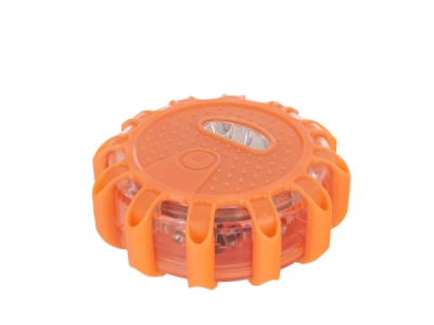 Výstražné světlo LED, magnetické, 9 funkcí, na AAA baterie